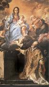 The Madonna and its aparicion to San Felipe Neri Maratta, Carlo